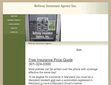 Tablet Screenshot of beltwayinsurance.net